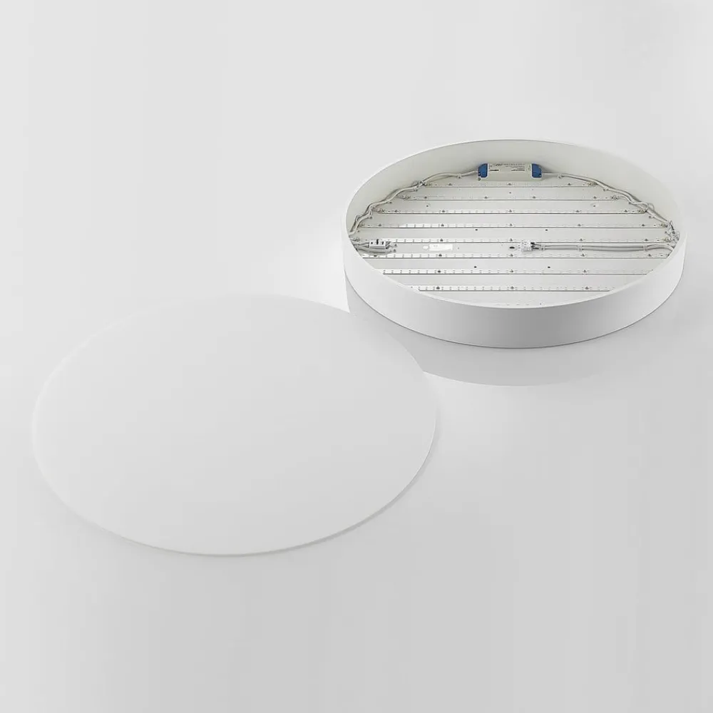 Arcchio Loftlamper > LED-loftlampe Noabelle, Ø 80 cm, hvid, metal