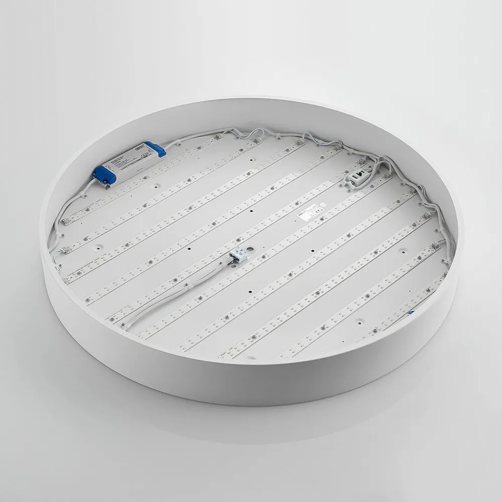 Arcchio Loftlamper > LED-loftlampe Noabelle, Ø 80 cm, hvid, metal