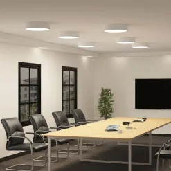 Arcchio Loftlamper|Loftlamper > LED-loftlampe Noabelle, Ø 40 cm, hvid, metal
