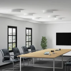 Arcchio Loftlamper|Loftlamper > LED-loftlampe Noabelle, Ø 40 cm, hvid, metal