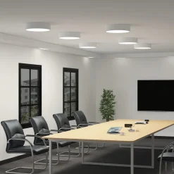 Arcchio Loftlamper|Loftlamper > LED-loftlampe Noabelle, Ø 40 cm, hvid, metal
