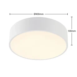 Arcchio Loftlamper|Loftlamper > LED-loftlampe Noabelle, Ø 40 cm, hvid, metal