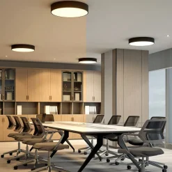 Arcchio Loftlamper|Loftlamper > LED-loftlampe Noabelle, Ø 60 cm, sort, metal