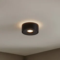 Loftlamper|Loftlamper ^ Arcchio LED-loftlampe Rotari, Ø 12 cm, op & ned, sort