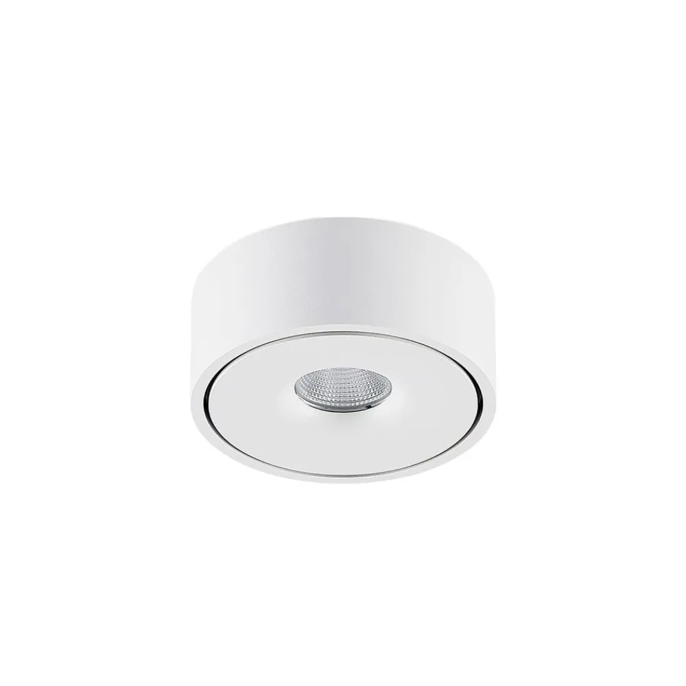 Gang|Loftlamper ^ Arcchio LED-loftlampe Rotari, hvid, op og ned, aluminium