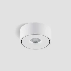 Gang|Loftlamper ^ Arcchio LED-loftlampe Rotari, hvid, op og ned, aluminium
