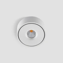 Gang|Loftlamper ^ Arcchio LED-loftlampe Rotari, hvid, op og ned, aluminium
