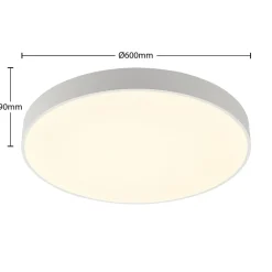 Arcchio Loftlamper > LED-loftlampe Vanida, hvid, Ø 60 cm, op/ned