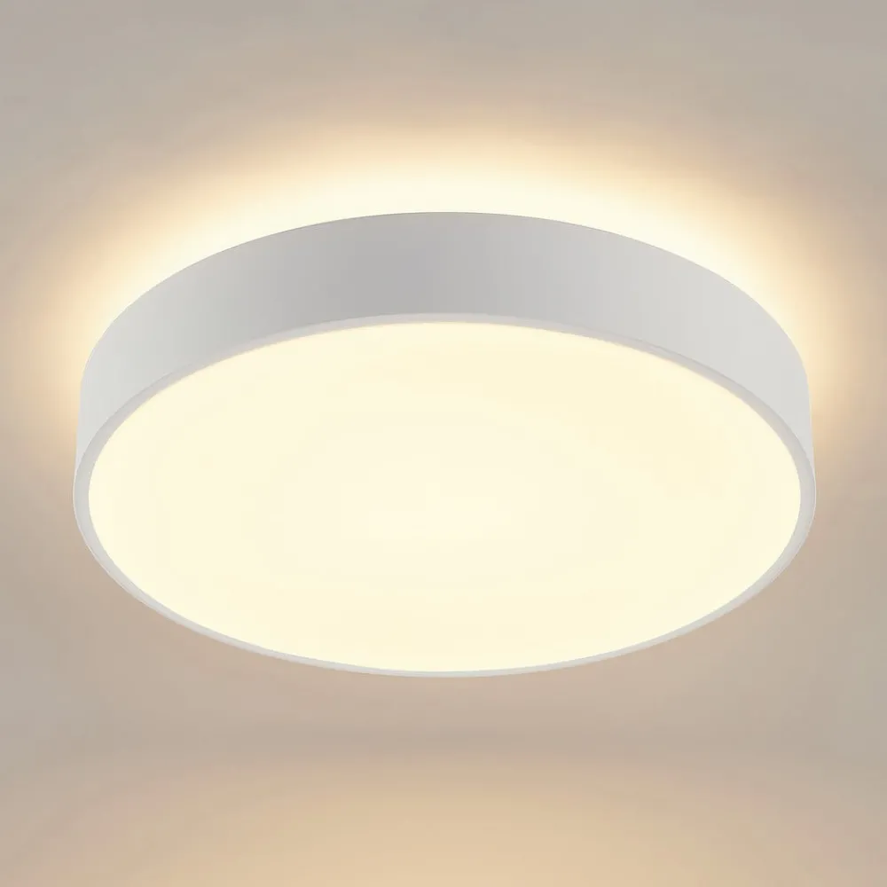 Arcchio Loftlamper|Loftlamper > LED-loftlampe Vanida, hvid, Ø 40 cm, op/ned