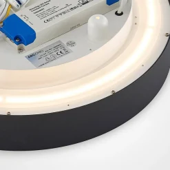 Gang|Loftlamper ^ Arcchio LED-loftlampe Vanida, sort, Ø 40 cm, op/ned