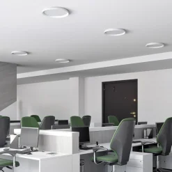 Arcchio Gang|Loftlamper > LED-loftlampe Vivy, Ø 58 cm, hvid, metal