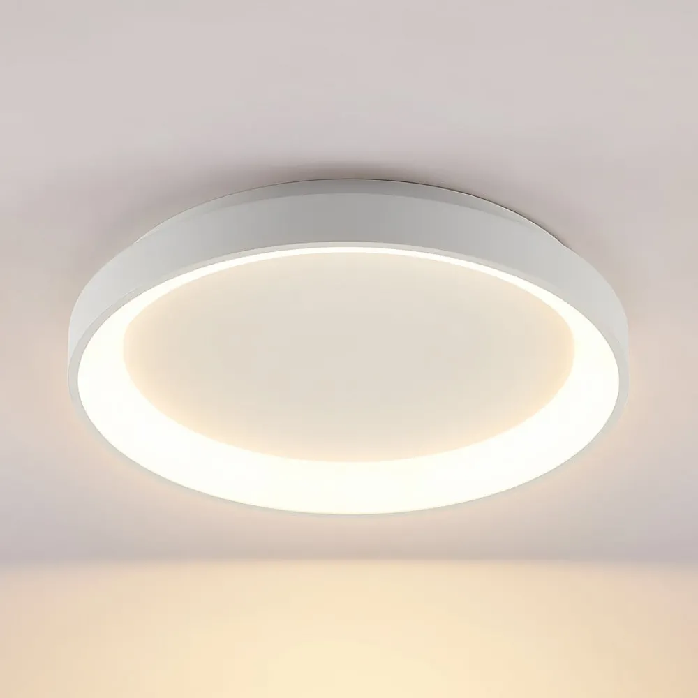 Arcchio Gang|Loftlamper > LED-loftlampe Vivy, Ø 38 cm, hvid, metal