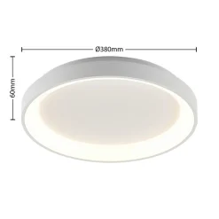 Arcchio Gang|Loftlamper > LED-loftlampe Vivy, Ø 38 cm, hvid, metal