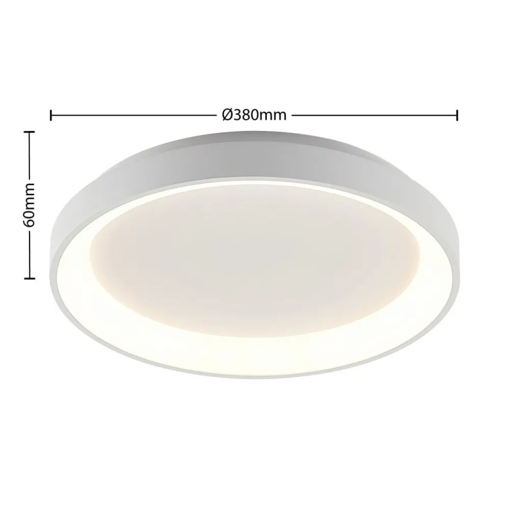 Arcchio Gang|Loftlamper > LED-loftlampe Vivy, Ø 38 cm, hvid, metal