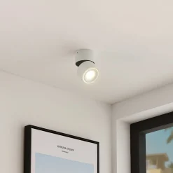 Gang|Loftlamper ^ Arcchio LED-loftspot Rotari, hvid, 1 lyskilde, 681lm