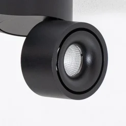 Arbejdsrum/Kontor|Gang ^ Arcchio LED-loftspot Rotari, 1240lm, 2 lyskilder, sort