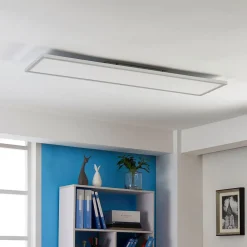 Arbejdsrum/Kontor|Loftlamper ^ Arcchio LED-panel Arthur, 120 x 30 cm, sølv, 4000 K