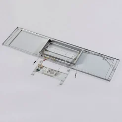 Arbejdsrum/Kontor|Loftlamper ^ Arcchio LED-panel Arthur, 120 x 30 cm, sølv, 4000 K