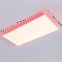 Arcchio Loftlamper|Loftlamper > LED-panel Brenda, 120 x 60 cm, CCT, fjernbetjening