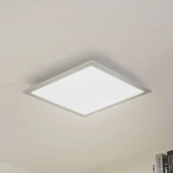 Arcchio Loftlamper|Loftlamper > LED-panel Lyndra, 40 cm, sølv, aluminium, dæmpbar, CCT