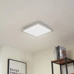 Arcchio Loftlamper|Loftlamper > LED-panel Lyndra, 40 cm, sølv, aluminium, dæmpbar, CCT