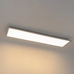 Arbejdsrum/Kontor|Gang ^ Arcchio LED-panel Lysander, 50W, CCT, 119cm, sølv