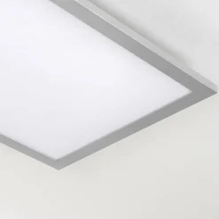 Arbejdsrum/Kontor|Gang ^ Arcchio LED-panel Lysander, 50W, CCT, 119cm, sølv