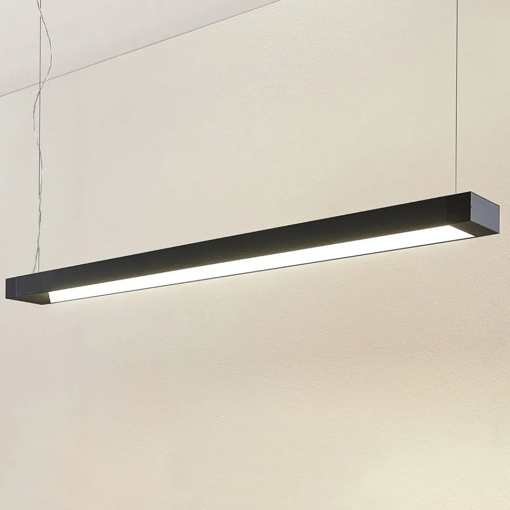Arcchio Arbejdsrum/Kontor|Pendellamper > LED-pendellampe Cuna, sort, 122 cm, metal
