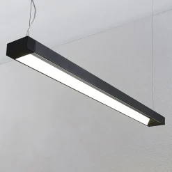 Arcchio Arbejdsrum/Kontor|Pendellamper > LED-pendellampe Cuna, sort, 122 cm, metal