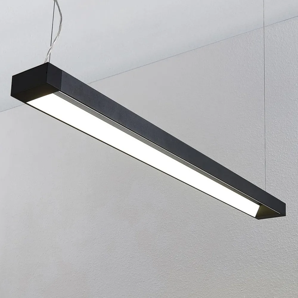 Arcchio Arbejdsrum/Kontor|Pendellamper > LED-pendellampe Cuna, sort, 122 cm, metal