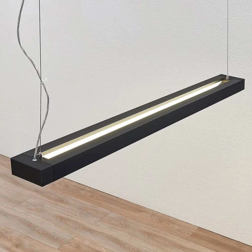 Arcchio Arbejdsrum/Kontor|Pendellamper > LED-pendellampe Cuna, sort, 122 cm, metal