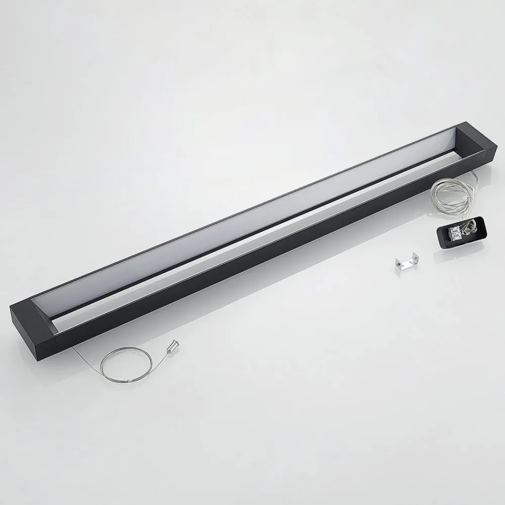 Arcchio Arbejdsrum/Kontor|Pendellamper > LED-pendellampe Cuna, sort, 122 cm, metal