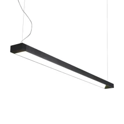Arbejdsrum/Kontor|Pendellamper ^ Arcchio LED-pendellampe Cuna, sort, 162 cm, metal