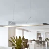 Arcchio Arbejdsrum/Kontor|Pendellamper > LED-pendellampe Dorean, sølv, metal, 120 cm