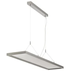 Arcchio Arbejdsrum/Kontor|Pendellamper > LED-pendellampe Dorean, sølv, metal, 120 cm