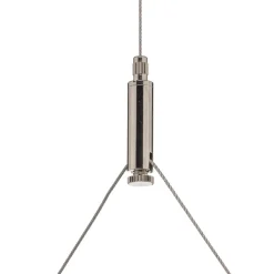 Arcchio Arbejdsrum/Kontor|Pendellamper > LED-pendellampe Dorean, sølv, metal, 120 cm