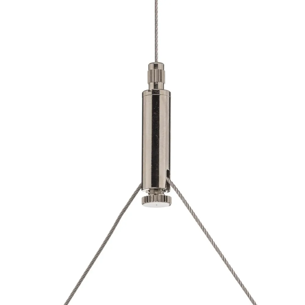 Arcchio Arbejdsrum/Kontor|Pendellamper > LED-pendellampe Dorean, sølv, metal, 120 cm