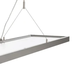 Arcchio Arbejdsrum/Kontor|Pendellamper > LED-pendellampe Dorean, sølv, metal, 120 cm