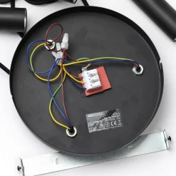Arcchio Pendellamper > LED-pendellampe Franka, 3 lyskilder, Ø 24 cm, sort