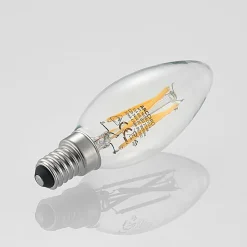 Arcchio Dæmpbar Led-Pære|Filament Pære > LED-pære, glødetråd, stearinlys, E14, 4W, klar