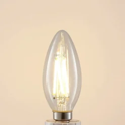 Arcchio Dæmpbar Led-Pære|Filament Pære > LED-pære, glødetråd, stearinlys, E14, 4W, klar