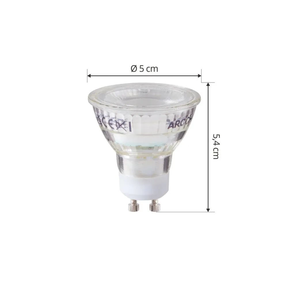 Arcchio Led Pærer > LED-pære GU10 2,5W 6500K 450lm glas sæt med 10 stk