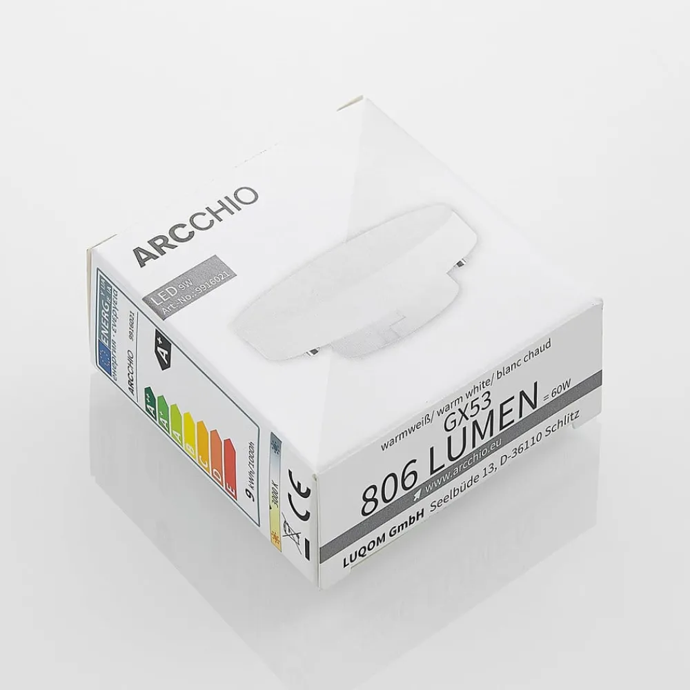 Arcchio Led Pærer > LED-pære GX53 7W 3.000K sæt med 2 stk