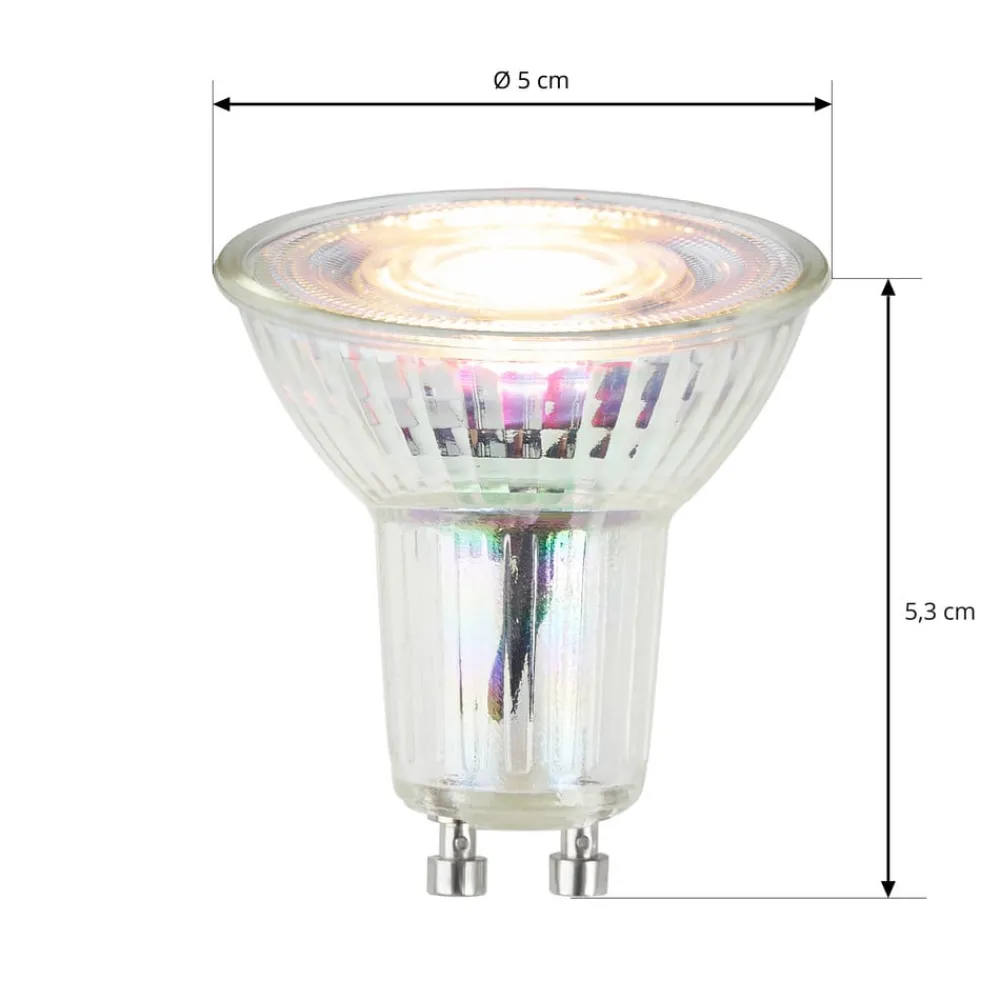 Led Pærer ^ Arcchio LED-reflektorpære, GU10, 3W, klar, 3.000K