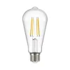Arcchio Filament Pære|Led Pærer > LED-rustik lyspære, E27 3,8W, klar, 2700K, 806lm