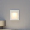 Arcchio Væglamper > LED-vægindbygningslampe Zamo, lamel, hvid, metal, IP65