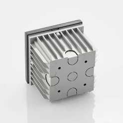 Væglamper ^ Arcchio LED-vægindbygningslampe Zamo, sort, 11 cm, IP65
