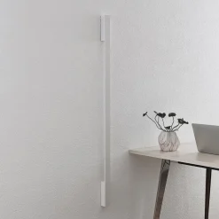 Arcchio Væglamper|Væglamper > LED-væglampe Ivano, 130 cm, hvid, aluminium