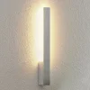 Væglamper ^ Arcchio LED-væglampe Ivano, højde 43 cm, børstet aluminium