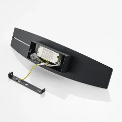 Arcchio Gang|Væglamper > LED-væglampe Jelle, 44 cm, sort/guld, op/ned